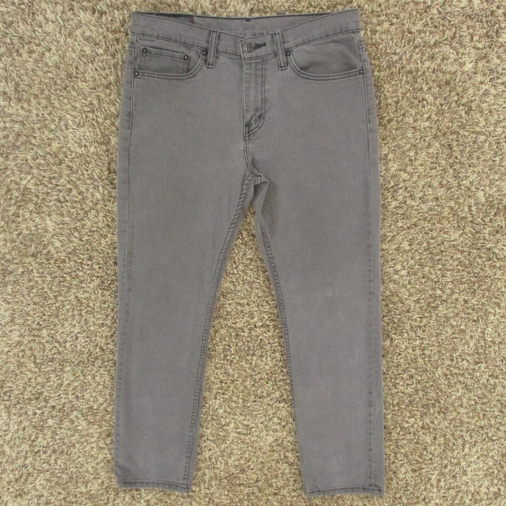 Levi's Jeans Men's 33x29 Gray 511 Slim Fit Flex Denim